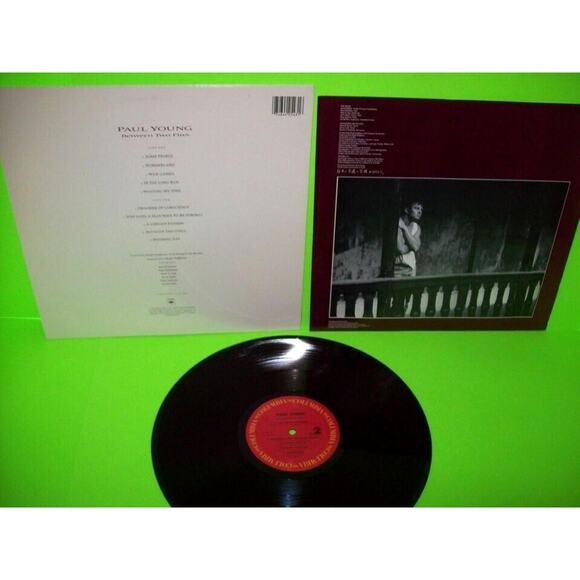 Paul Young Between Two Fires 1986 Vinyl LP Record Pop Rock With Some People NM - Picture 2 of 2